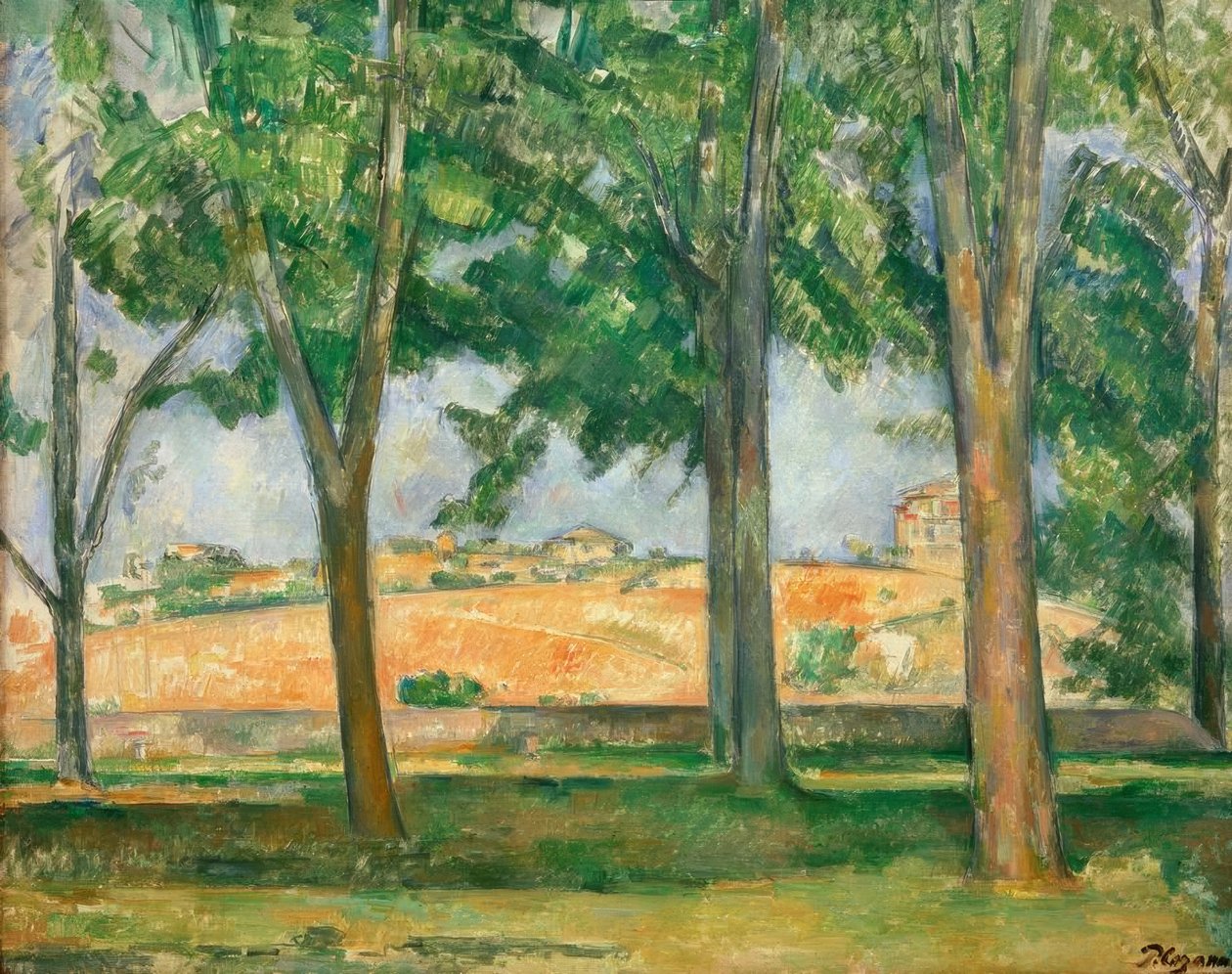 Os Marroniers de Jas de Bouffan de Paul Cézanne