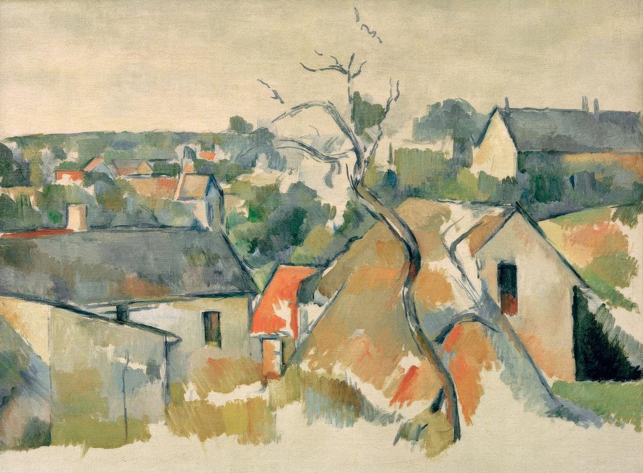 Telhados de Paul Cézanne