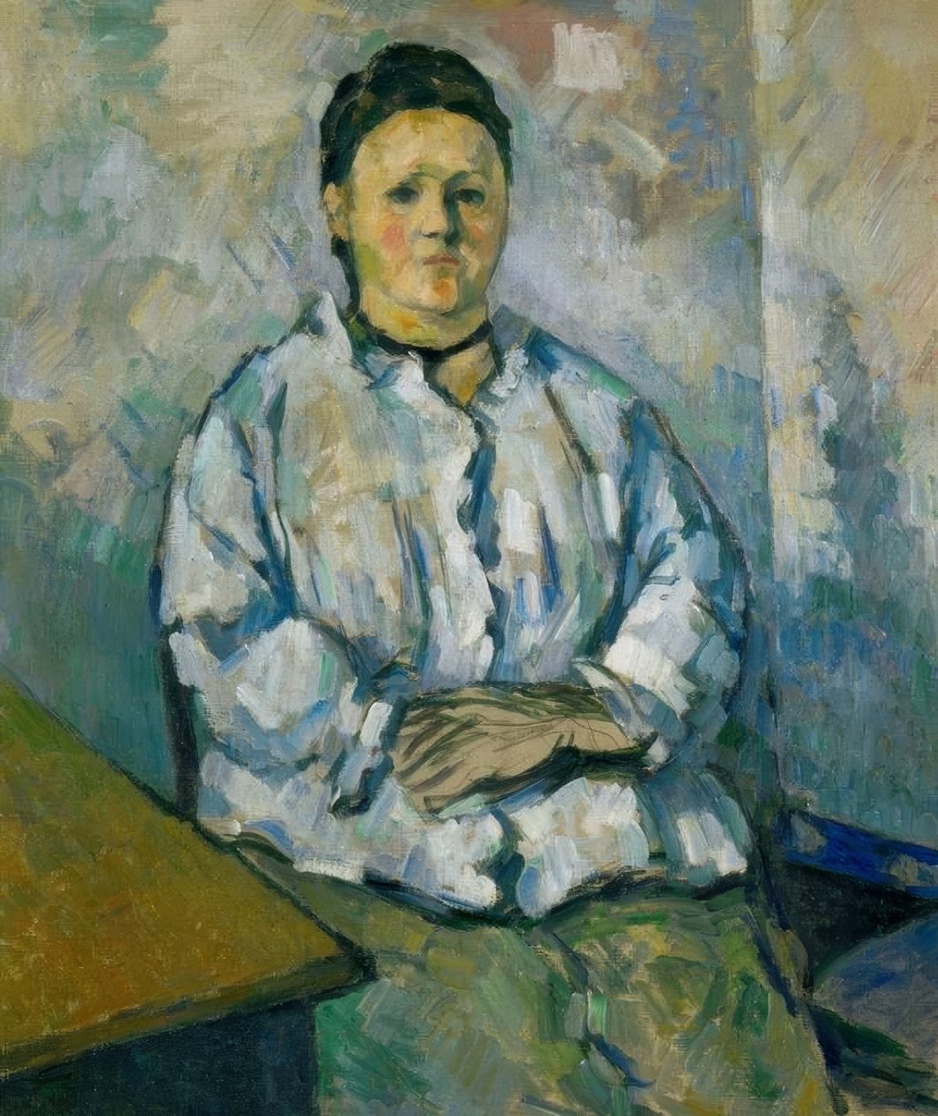 Cézanne sentada de Paul Cézanne