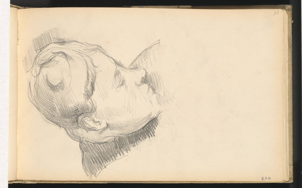 Madame Cézanne com a cabeça baixa de Paul Cézanne