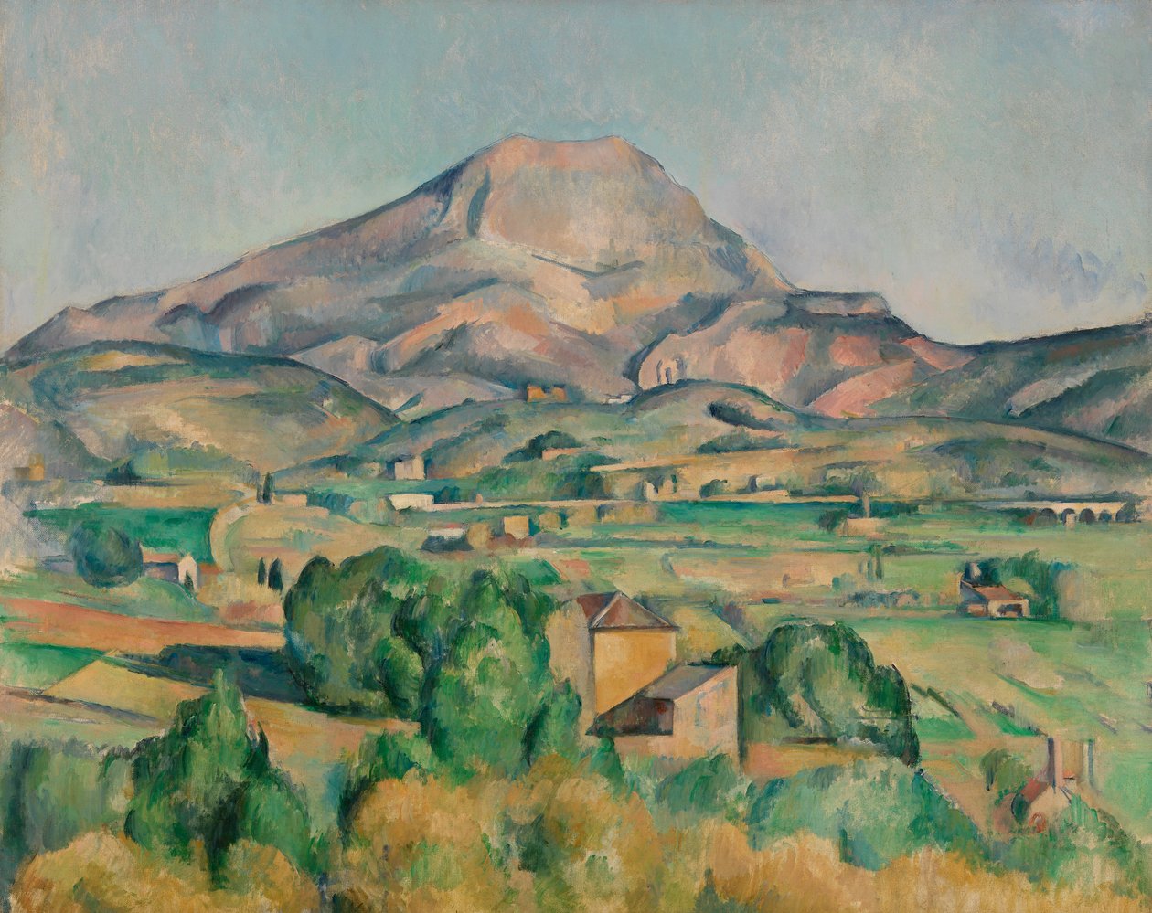 Monte Sainte-Victoire (Montanha Sainte-Victoire) de Paul Cézanne
