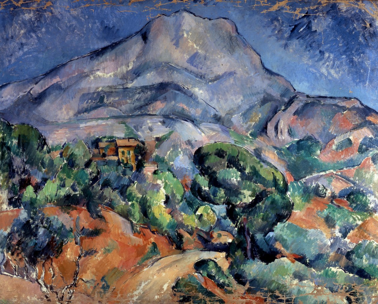 Mont Sainte-Victoire, 1896-1898 de Paul Cézanne