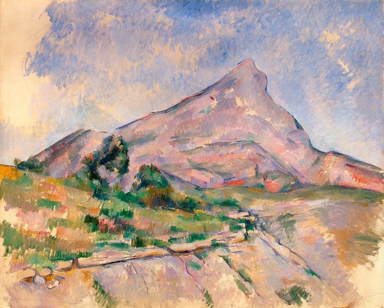 Mont Sainte-Victoire, 1897-1898. de Paul Cézanne