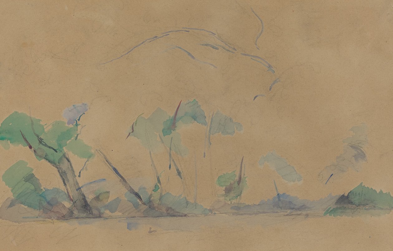 Mont Sainte-Victoire [reto], c. 1895. de Paul Cézanne