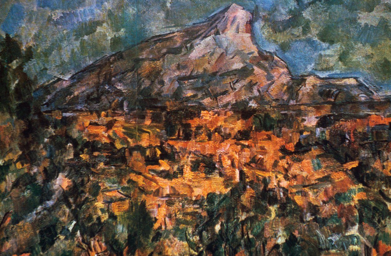 Mont Sainte Victoire, 1904 de Paul Cézanne