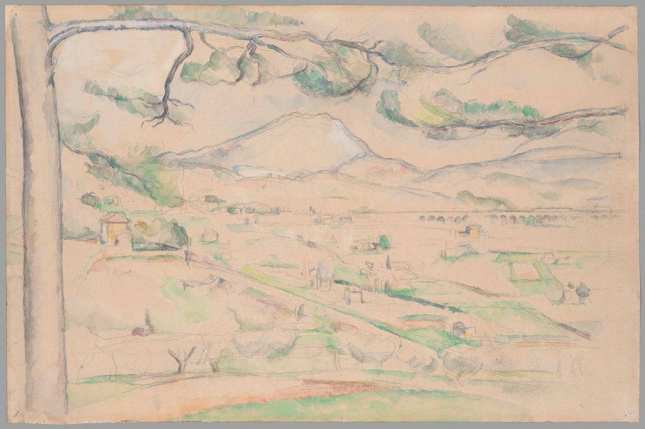 Vale do Arco (Montagne Saint-Victoire) de Paul Cézanne