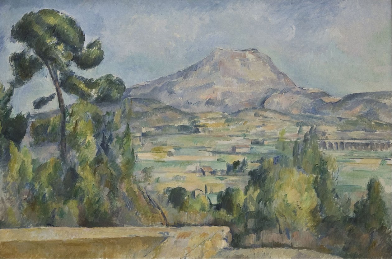 Montagne Sainte-Victoire, c. 1890 de Paul Cézanne