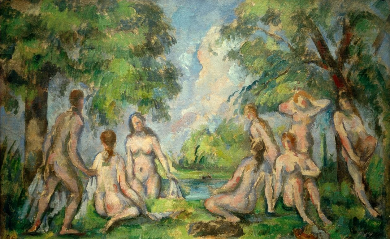 P. Cézanne, Banhistas de Paul Cézanne