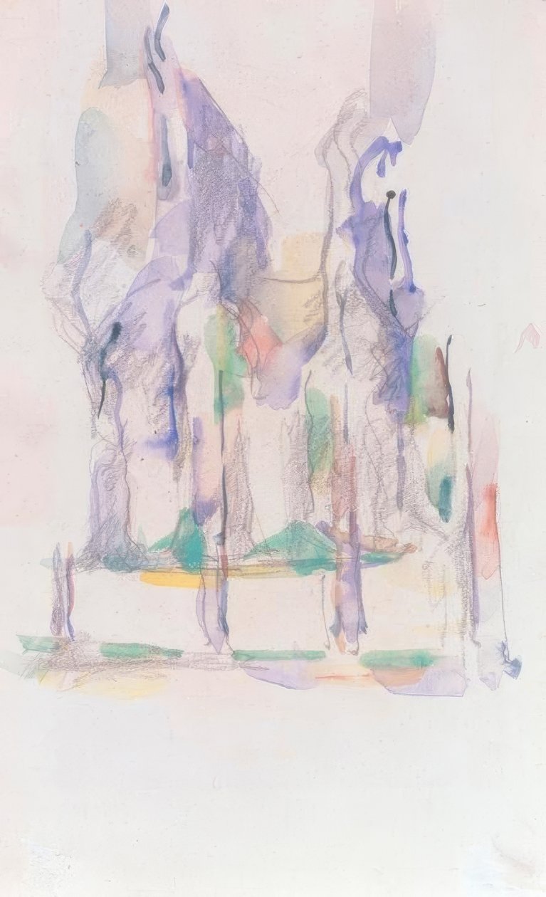 P.Cézanne, Baumgruppe de Paul Cézanne