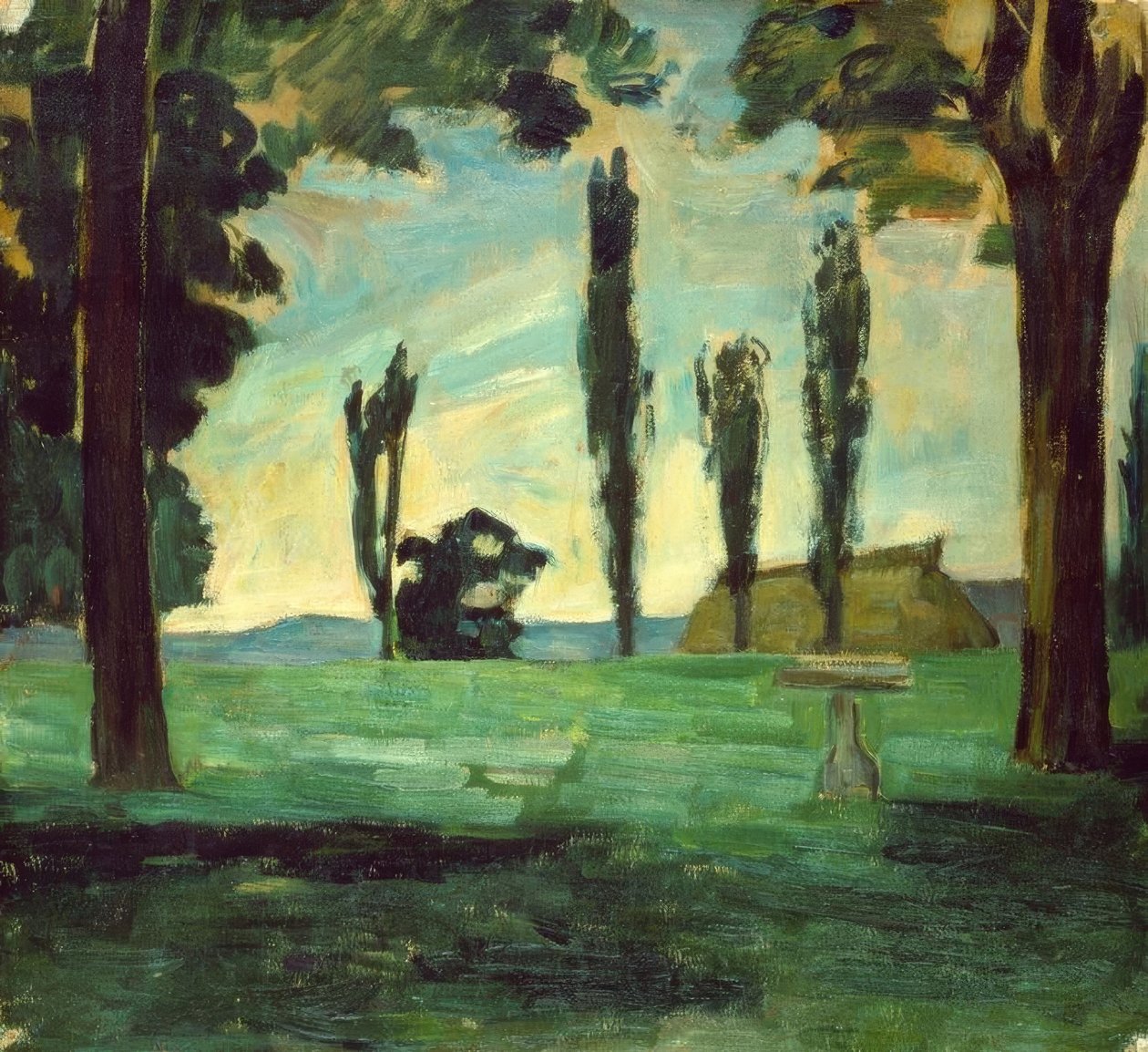 paisagem de Paul Cézanne