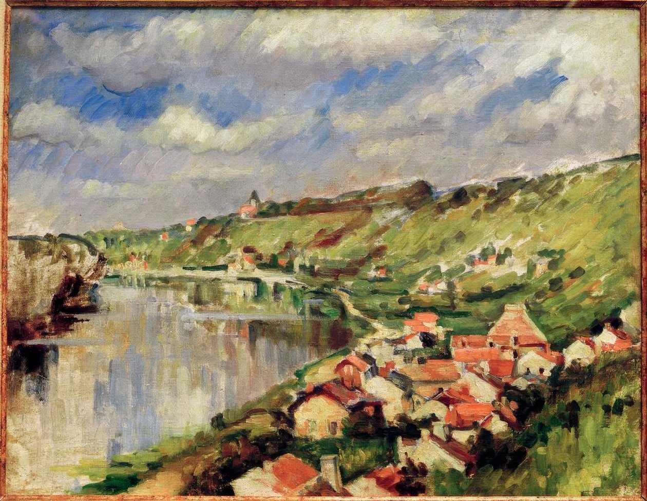 Paisagem nas margens do Oise de Paul Cézanne