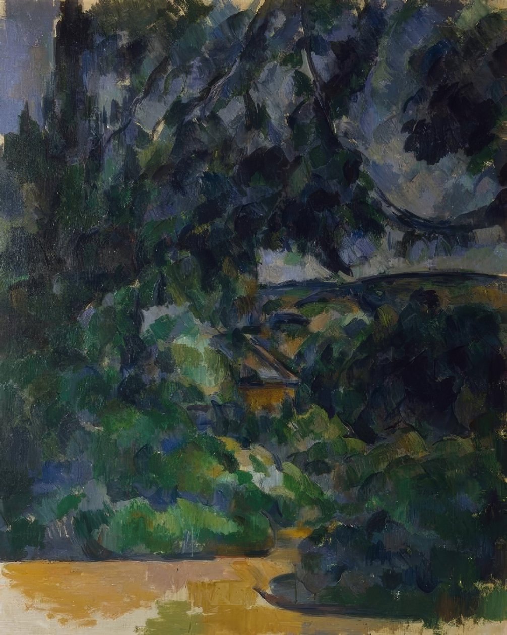 Paisagem azul de Paul Cézanne