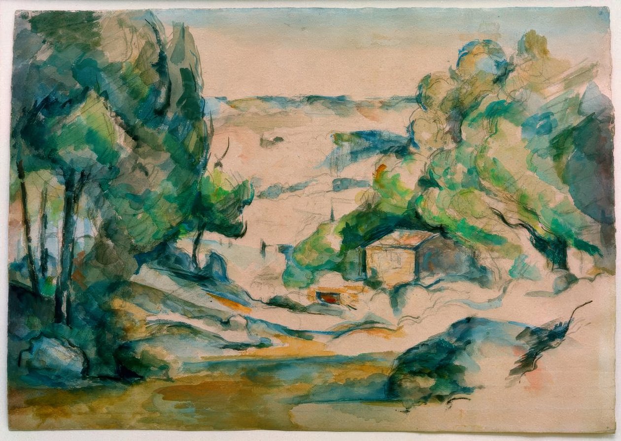 Paisagem em Provence de Paul Cézanne