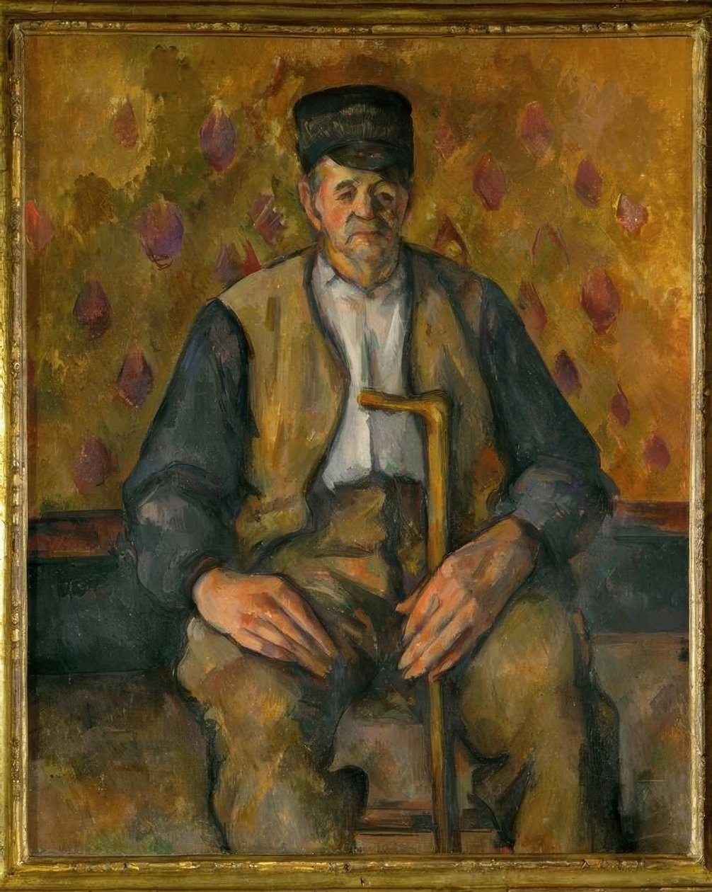 Camponês sentado de Paul Cézanne
