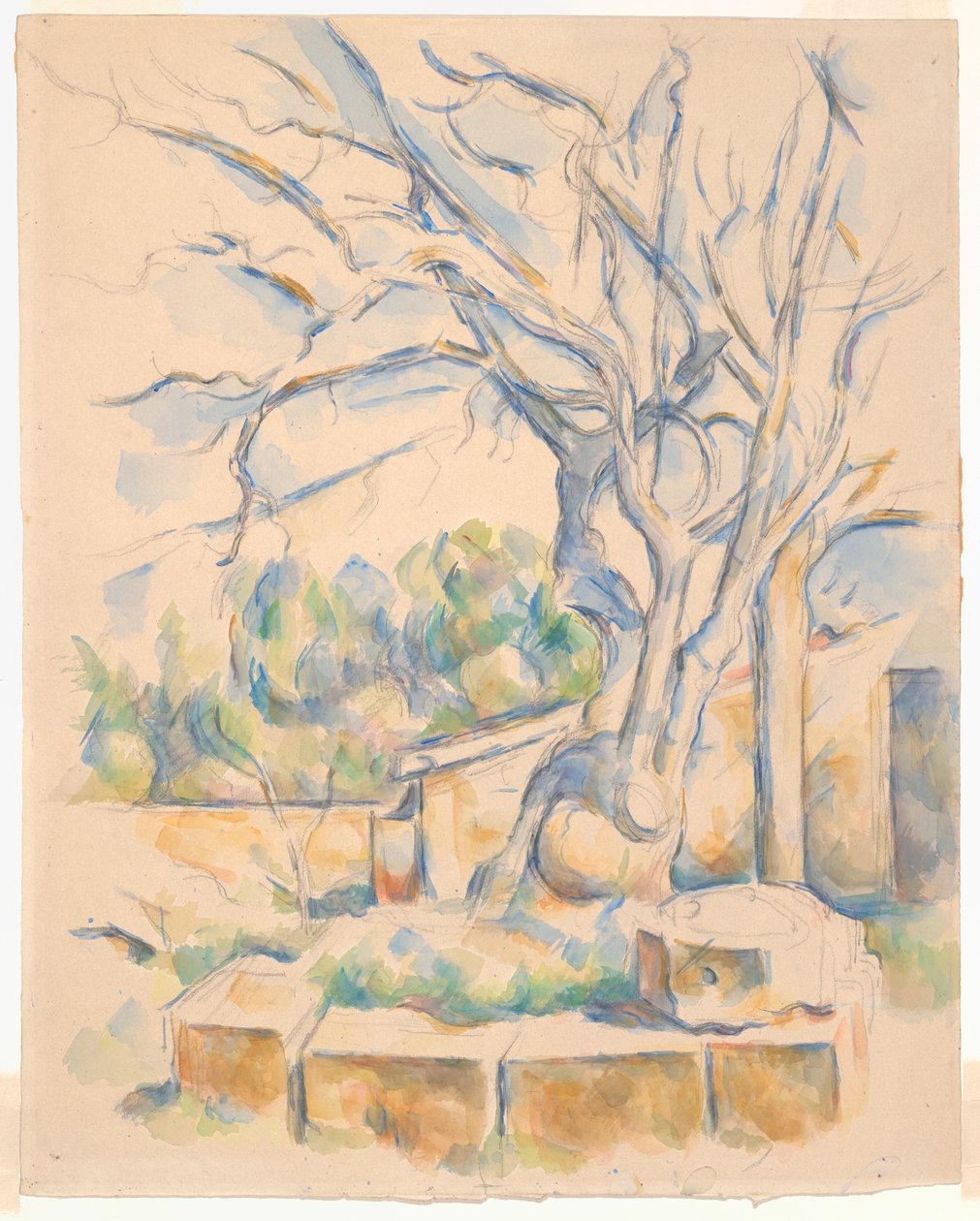 Pistácio no Château Noir de Paul Cézanne