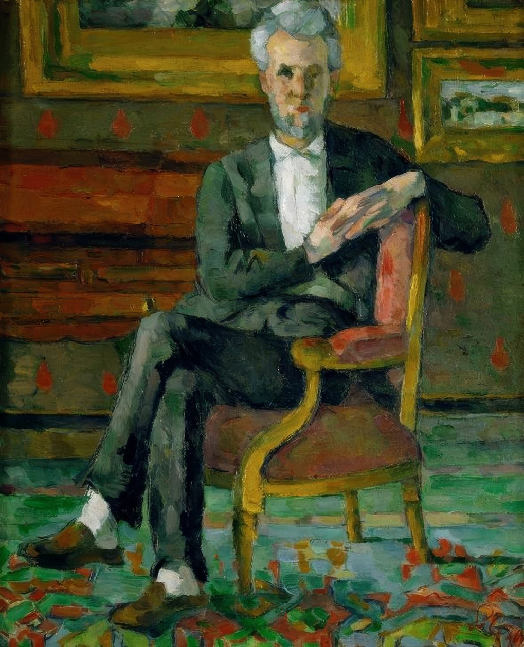 Retrato de Chocquet de Paul Cézanne