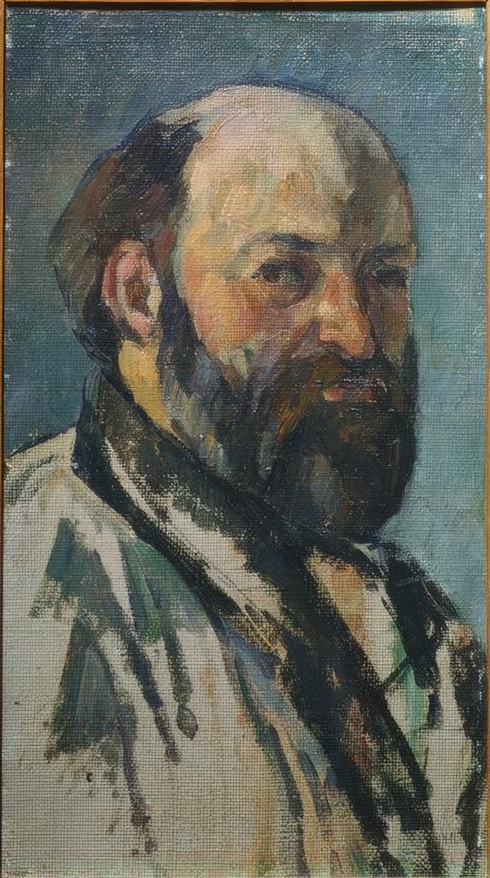 Retrato do artista de Paul Cézanne