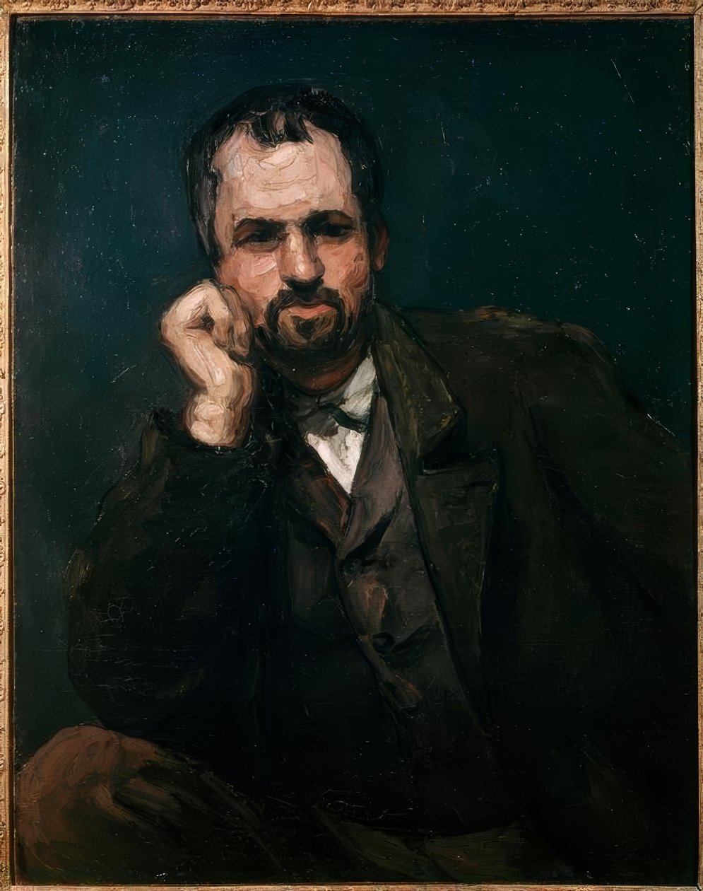 Retrato de um homem de Paul Cézanne