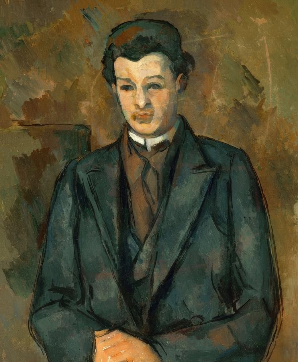 Retrato do pintor Alfred Hauge de Paul Cézanne