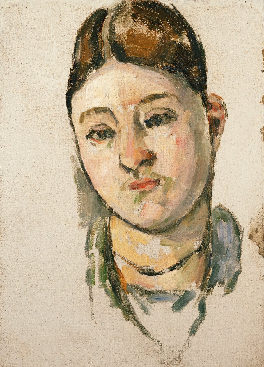 Retrato de Madame Cézanne; Retrato de Madame Cézanne, c.1883 de Paul Cézanne