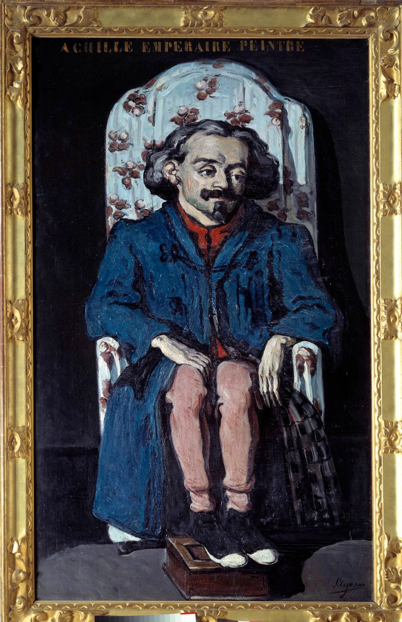 Retrato do pintor Achille Emperaire (1829-1898) Pintura de Paul Cezanne (1839-1906) 1868 Dim. 2x1,2 m Paris, musee d