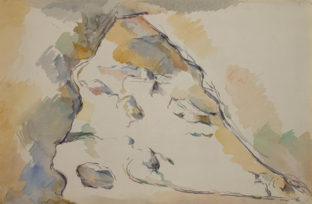Rochers é o Cavers de Paul Cézanne