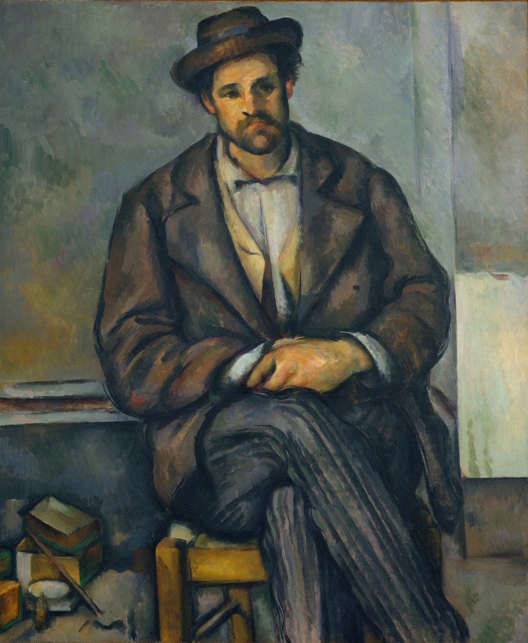 Camponês sentado, ca. 1892-96. de Paul Cézanne
