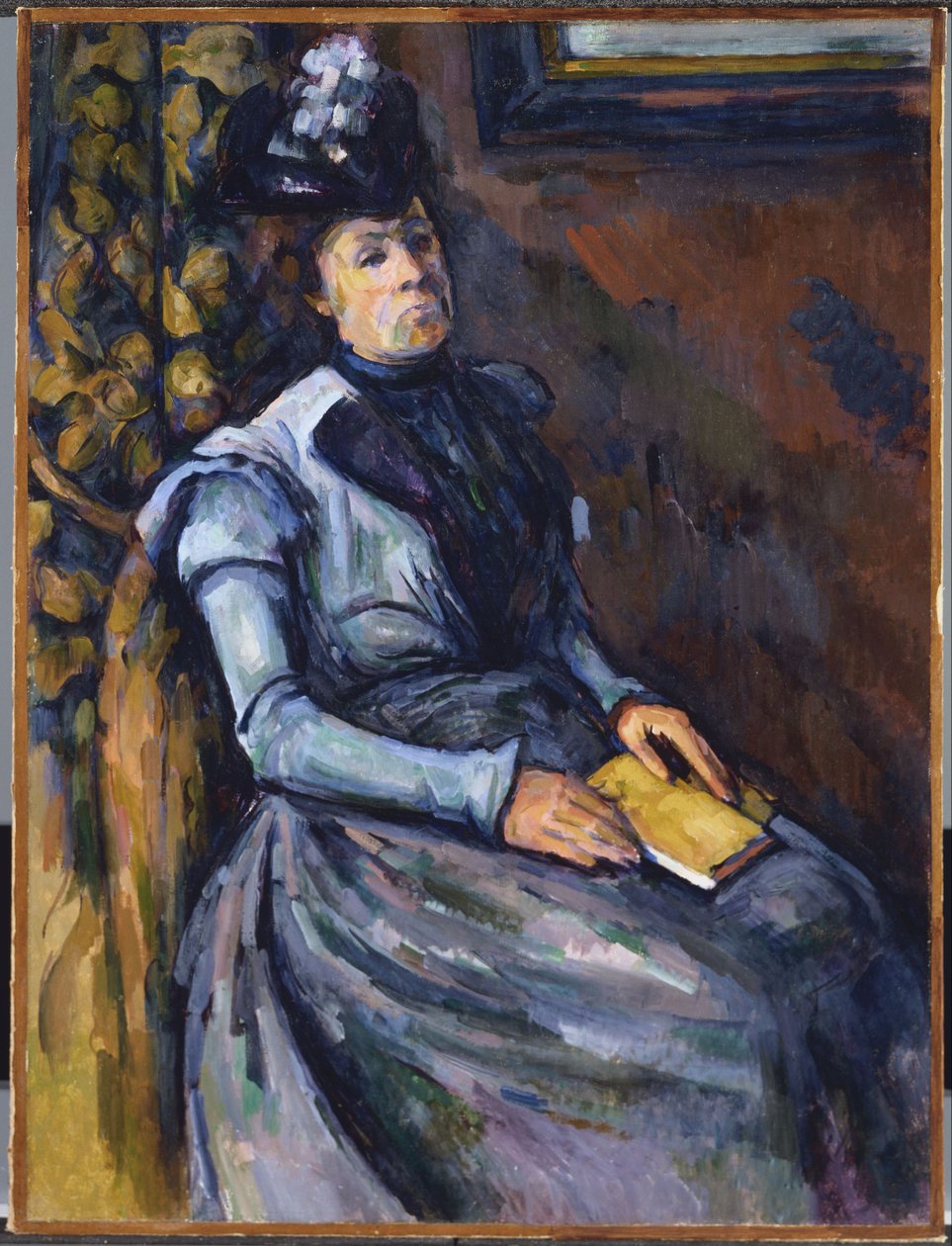 Mulher sentada em azul de Paul Cézanne