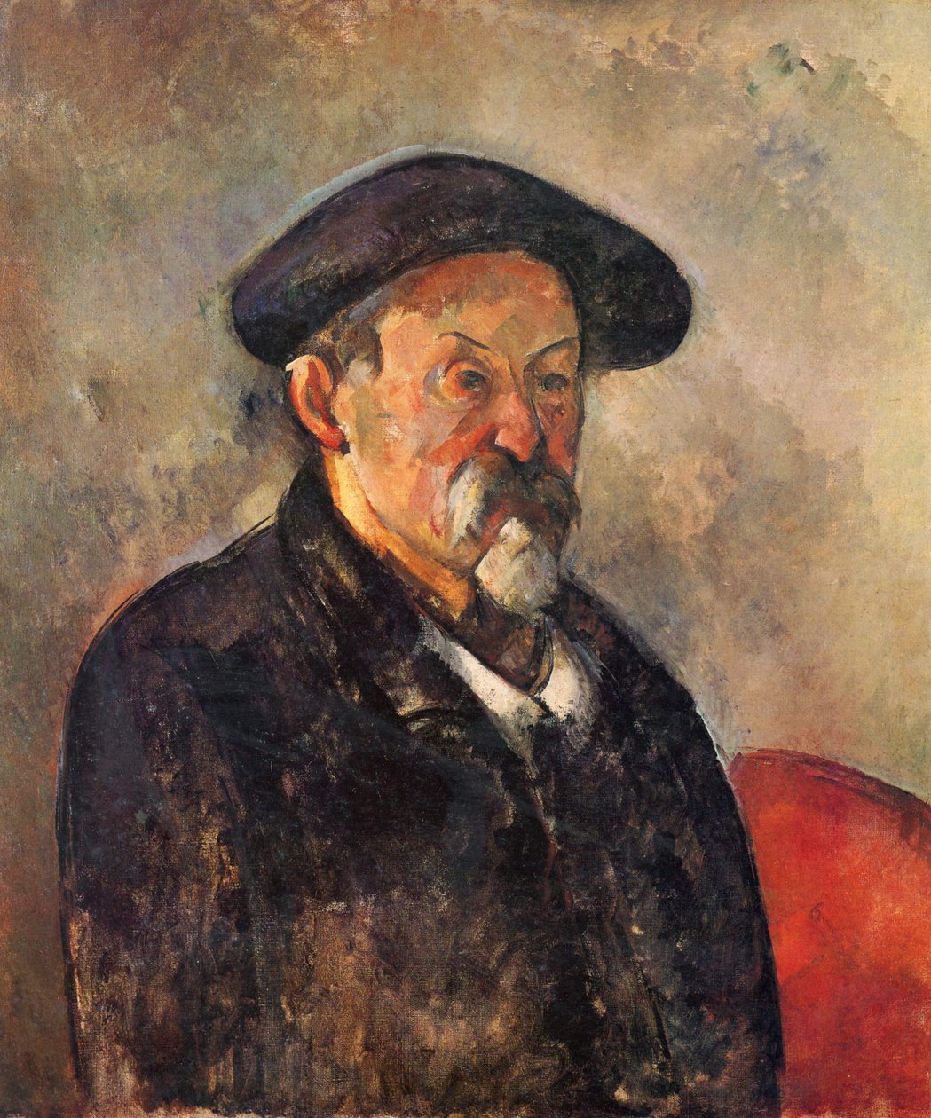 Autorretrato com boina de Paul Cézanne