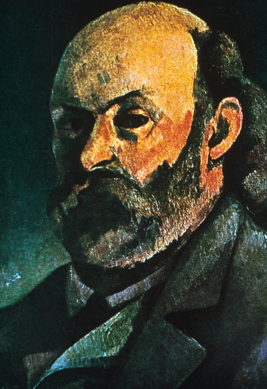 Auto-retrato, 1880 de Paul Cézanne