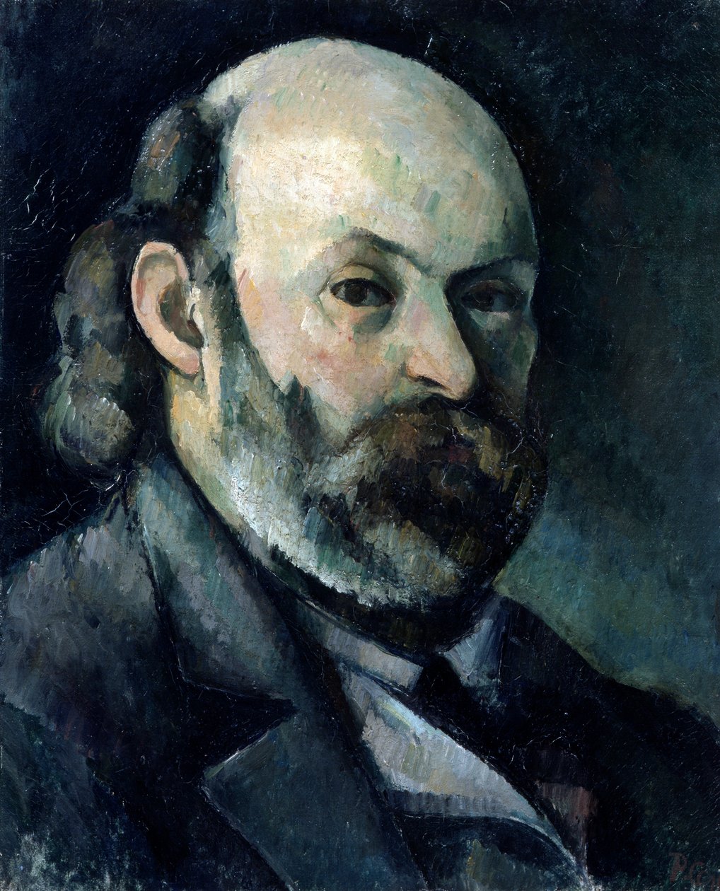 Auto-retrato, 1882-1885 de Paul Cézanne