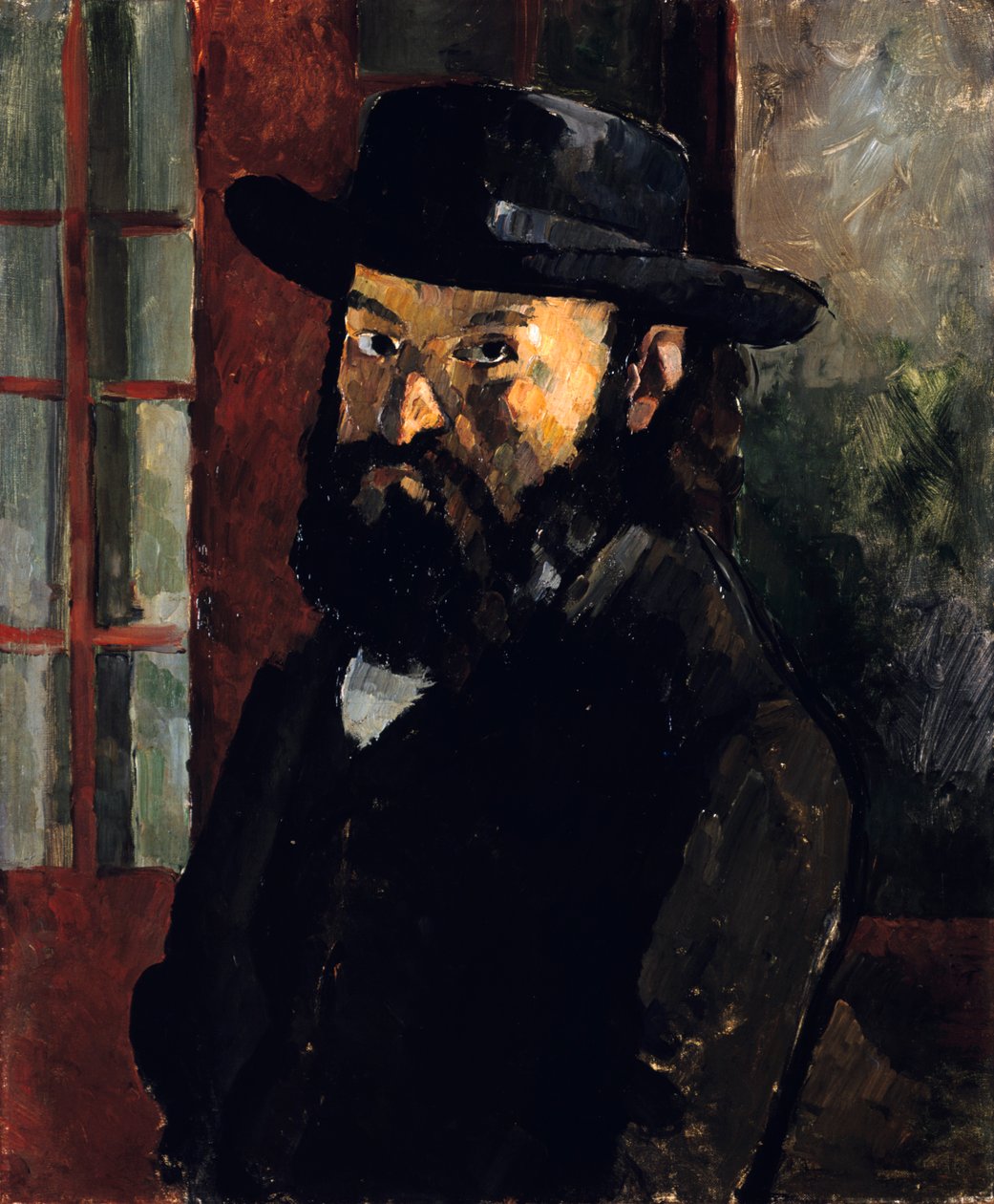 Auto-retrato, 1879 de Paul Cézanne
