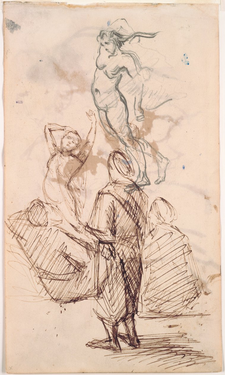 Folha de estudos, 1871-1876. de Paul Cézanne
