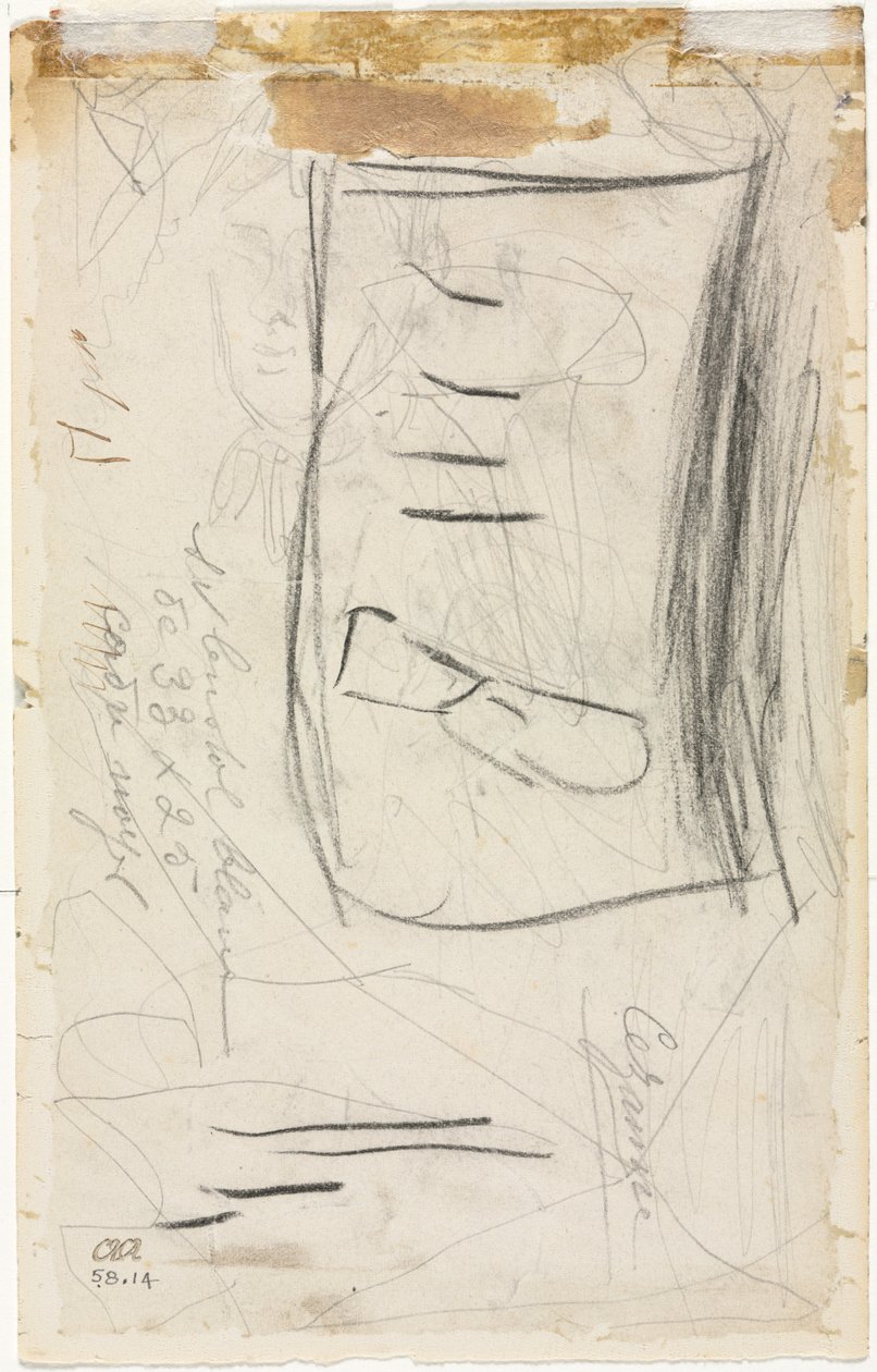Esboço de Madame Cézanne, 188184. de Paul Cézanne