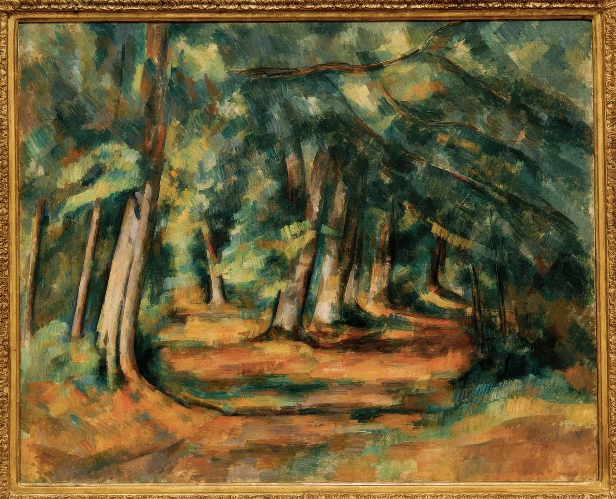 Sousbois - Fontainebleau  de Paul Cézanne