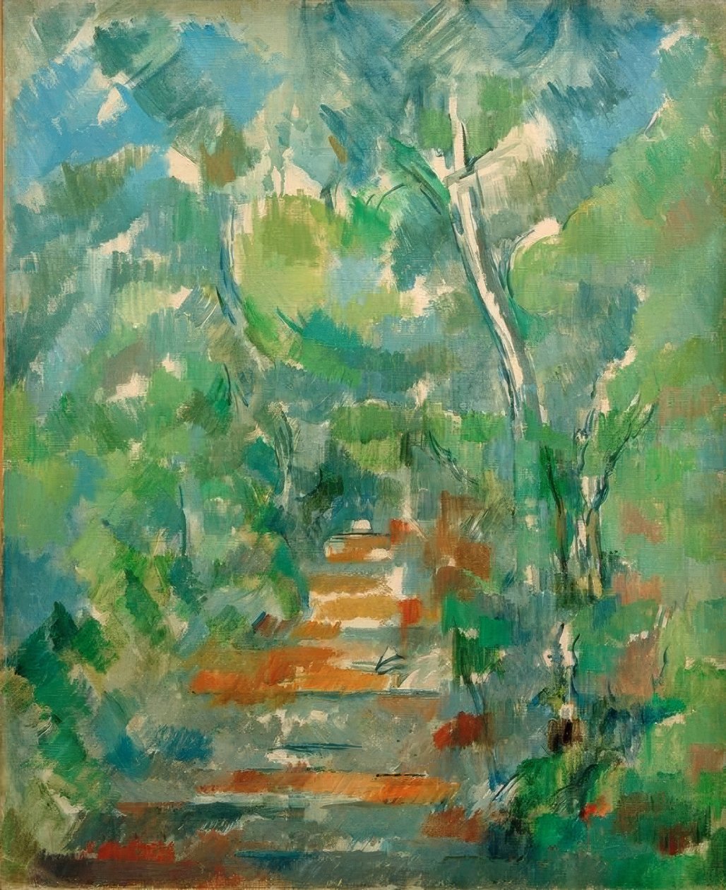 Sousbois provençal de Paul Cézanne