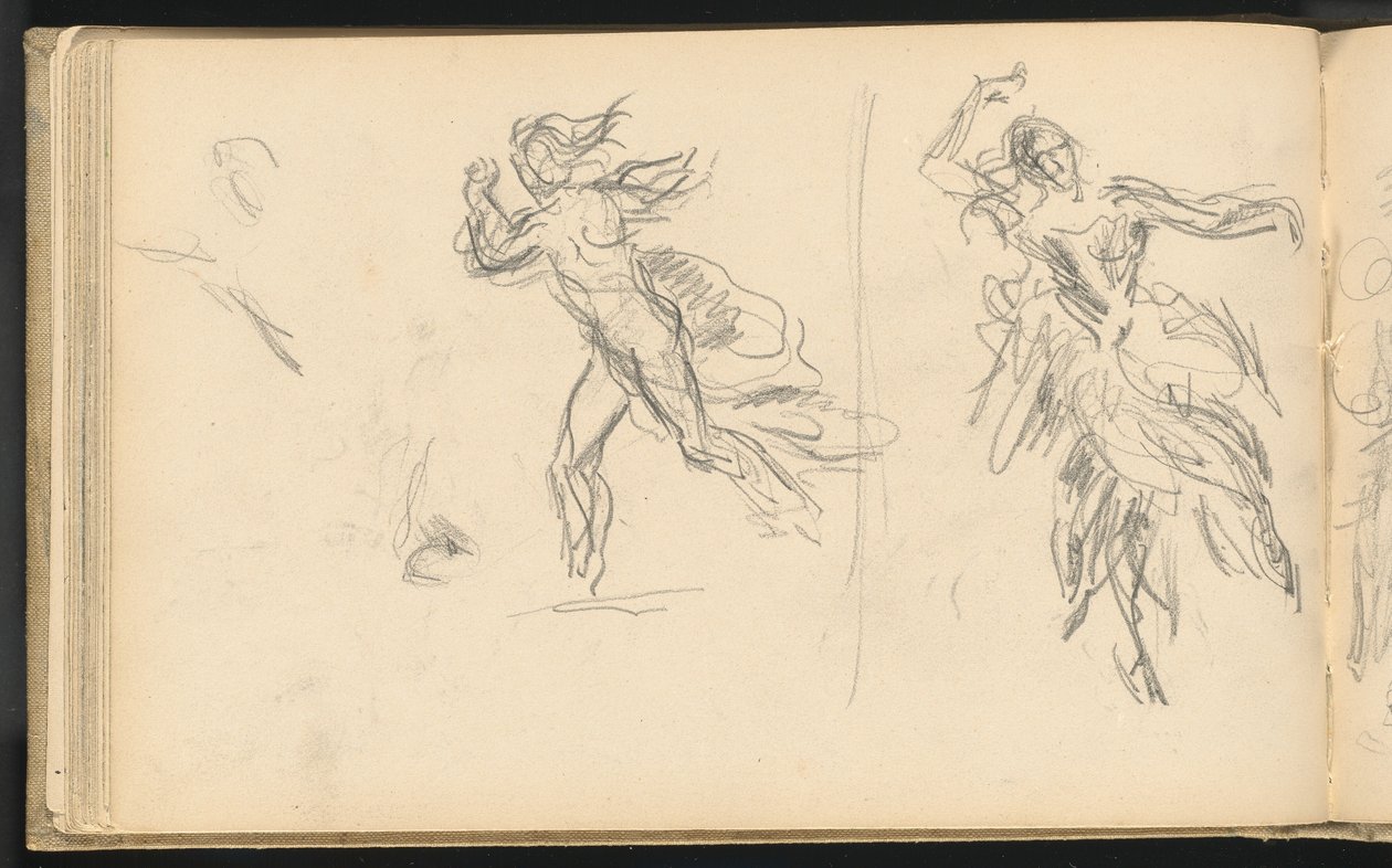 Dançarinos espanhóis de Paul Cézanne