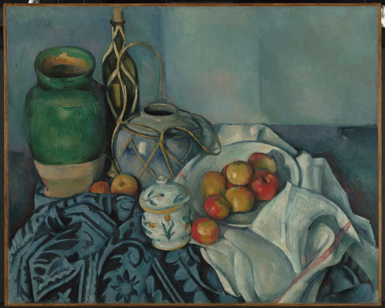 Natureza morta com maçãs de Paul Cézanne