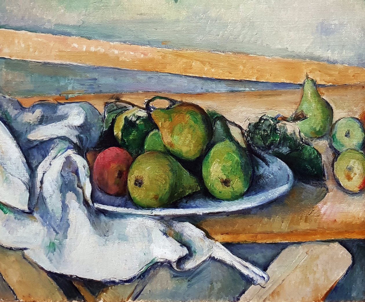 Natureza morta com peras de Paul Cézanne