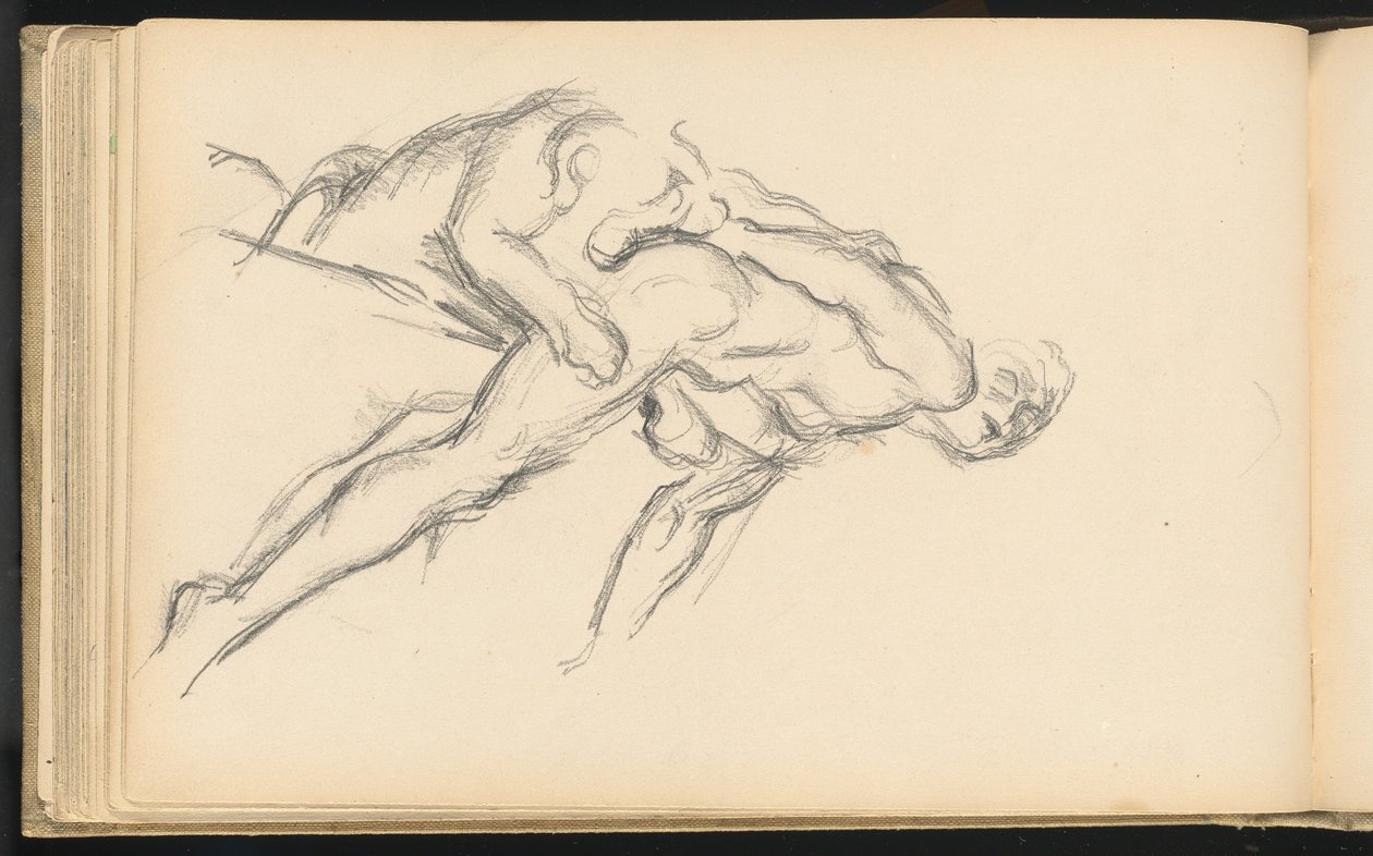 Estudo do "Milo de Crotona" de Puget de Paul Cézanne