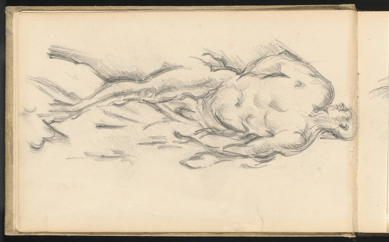 Estudo do "Milo de Crotona" de Puget de Paul Cézanne