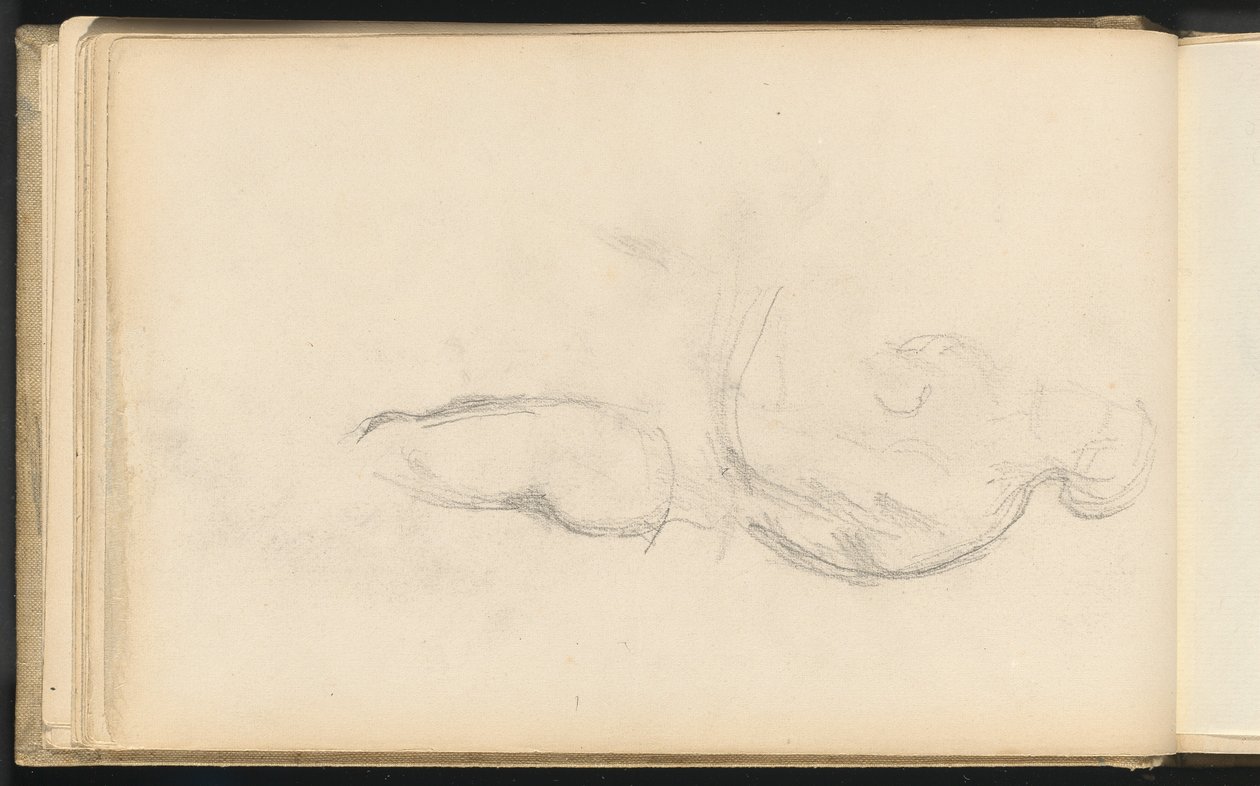 Estudo da Figura Alegórica da Saúde em "O Nascimento de Luís XIII" de Rubens de Paul Cézanne
