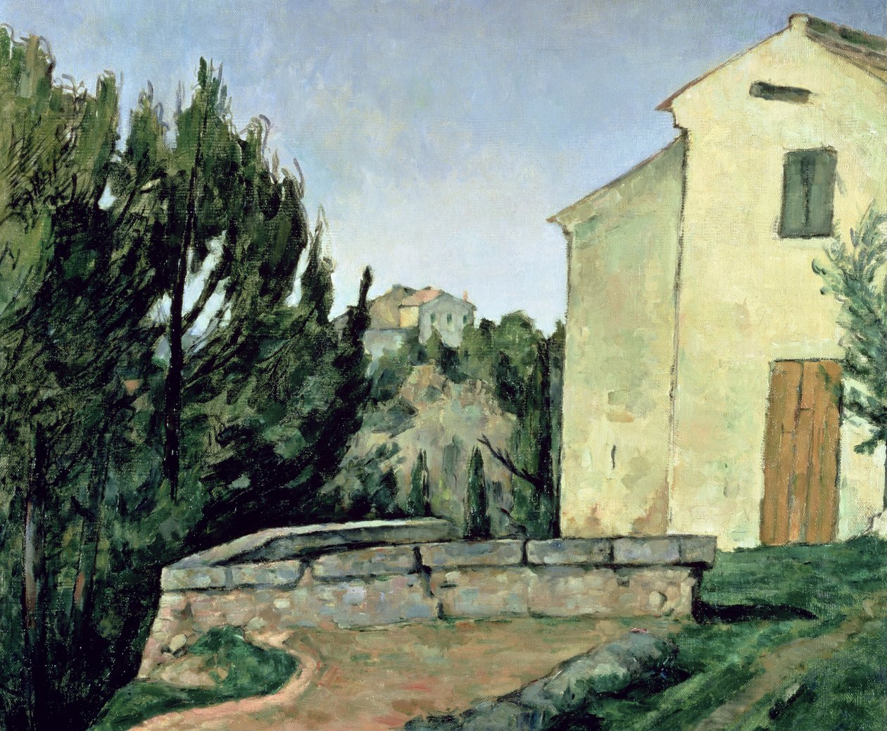 A casa abandonada em Tholonet de Paul Cézanne