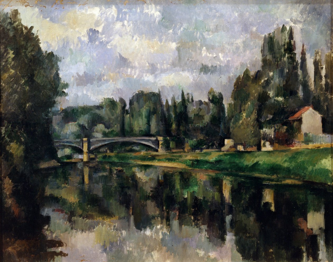 As margens do Marne, 1888-1895 de Paul Cézanne