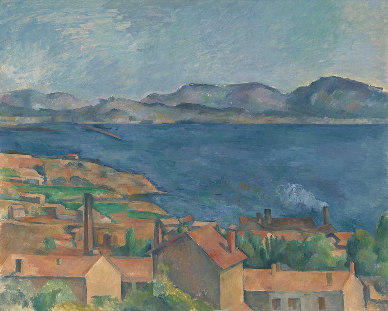 A baía de Marselha, vista de L