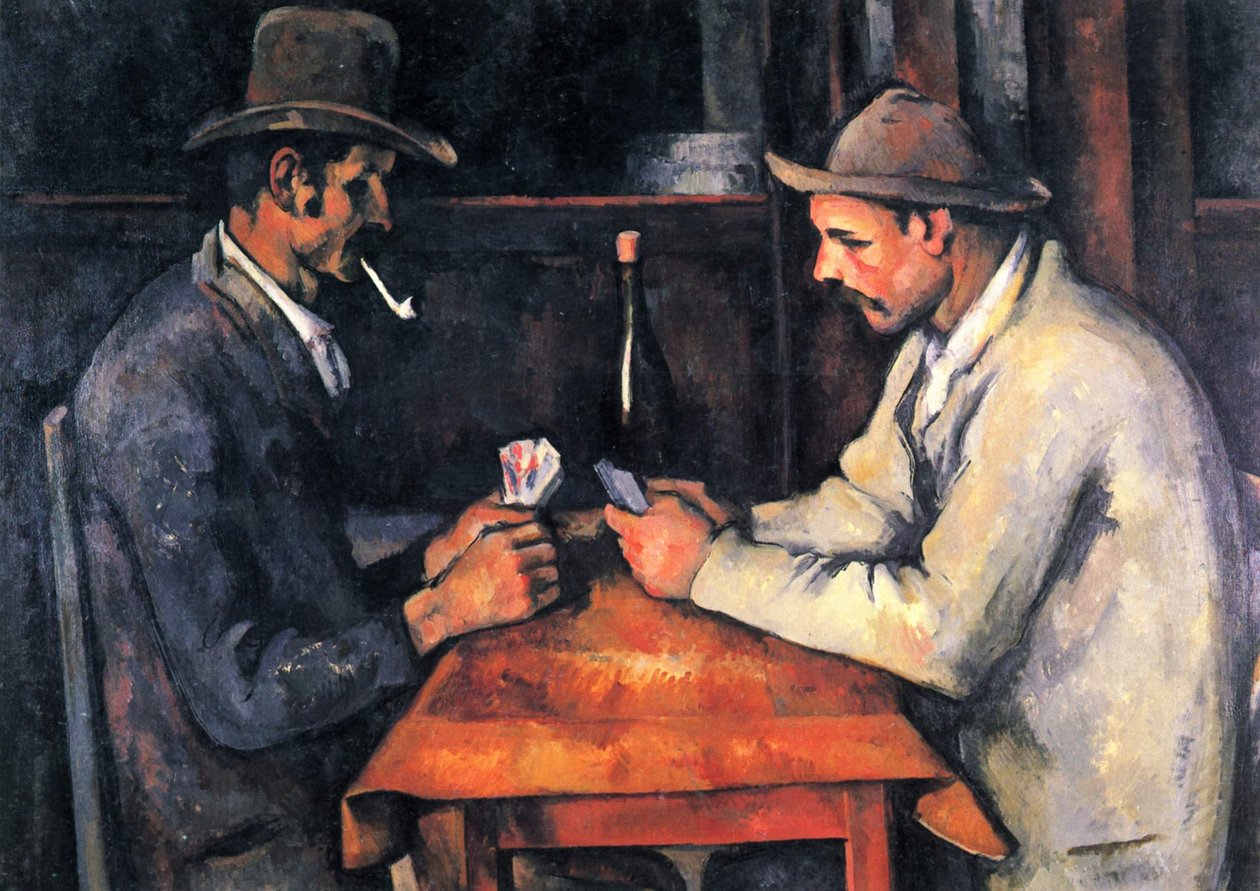 Os jogadores de cartas de Paul Cézanne