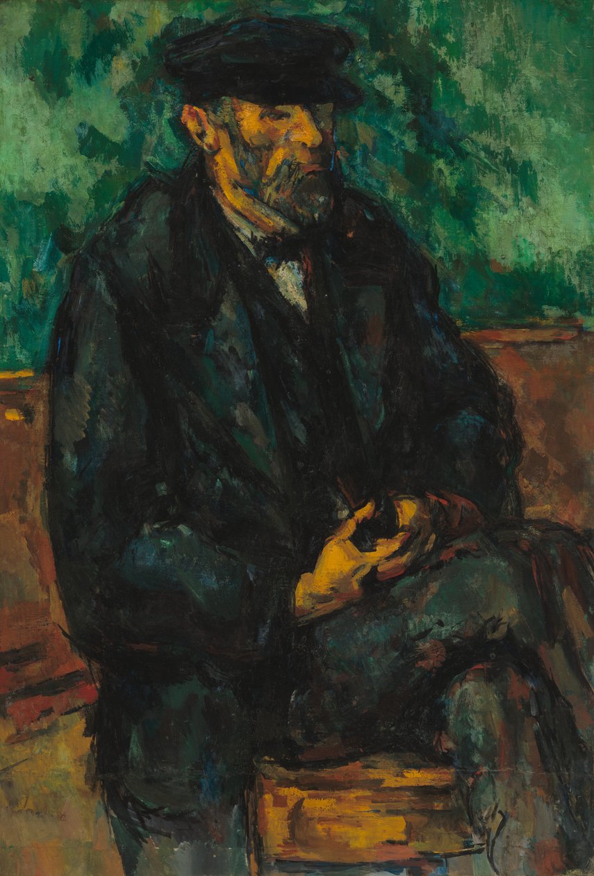 O Jardineiro Vallier, 1906. de Paul Cézanne
