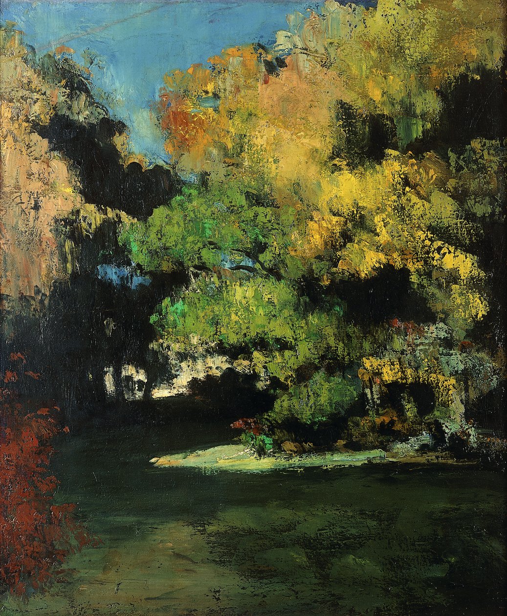 The Glade, c.1867 de Paul Cézanne
