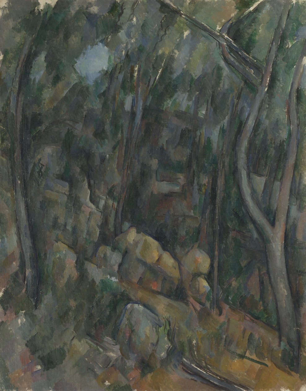 As terras do Château Noir, um 1900-1904 de Paul Cézanne