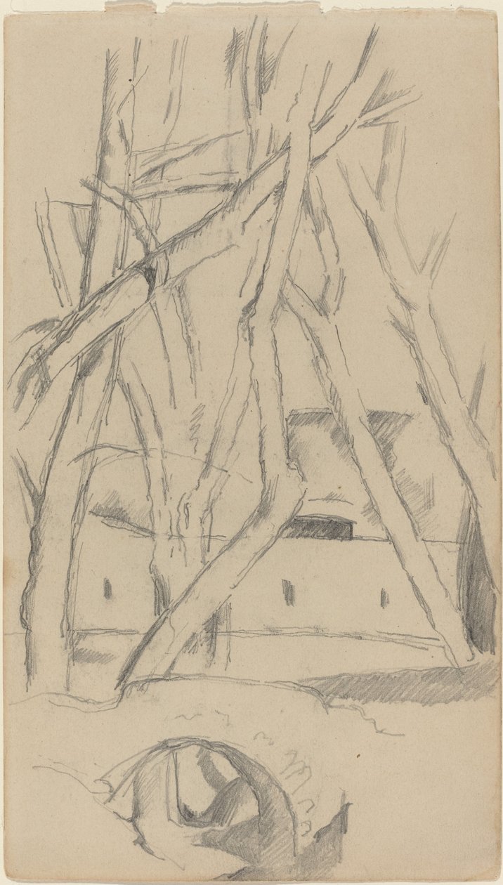 A Pequena Ponte [reto] de Paul Cézanne